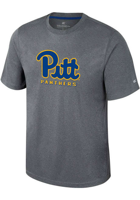 Pitt Panthers Charcoal Colosseum Forget Short Sleeve T Shirt