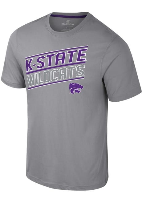 K-State Wildcats Grey Colosseum Truth Short Sleeve T Shirt