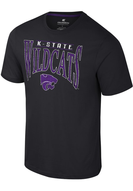 K-State Wildcats Black Colosseum Truth Two Short Sleeve T Shirt