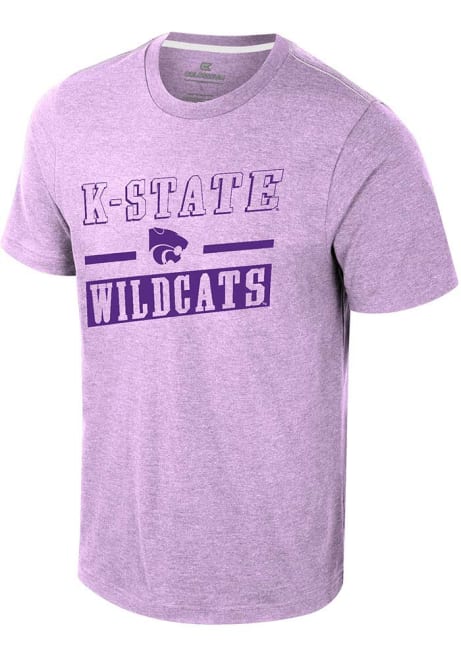 K-State Wildcats Lavender Colosseum Neo Short Sleeve T Shirt