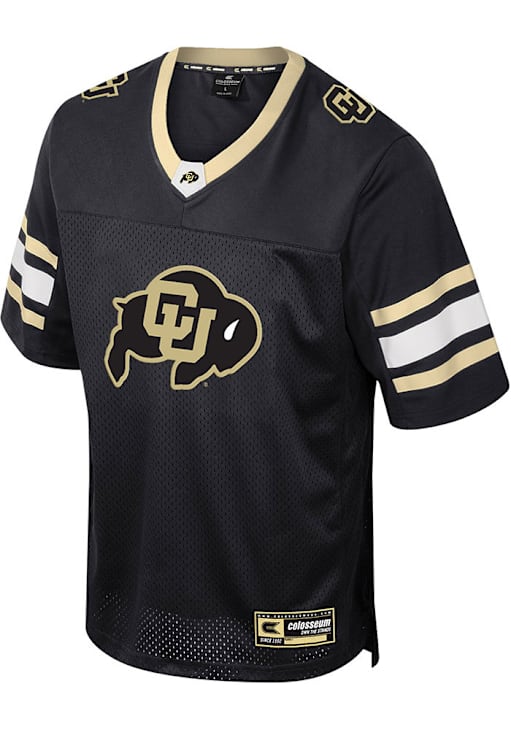 Colosseum Colorado Buffaloes BLACK Field Time Jersey 150330970