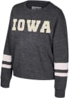 Main image for Womens Iowa Hawkeyes Black Colosseum Lost City Crew Sweatshirt