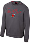 Main image for Mens Miami RedHawks Charcoal Colosseum Zion Crew Sweatshirt