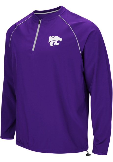 Mens K-State Wildcats Purple Colosseum The Bigs Pullover Jackets