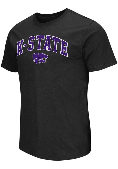 K-State Wildcats Black Colosseum Mason Short Sleeve T Shirt