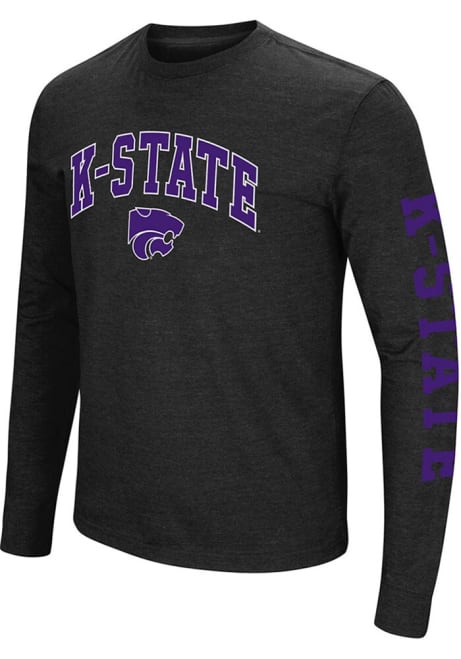 Mens K-State Wildcats Black Colosseum Jackson Tee