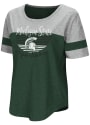 Colosseum Michigan State Spartans Womens Green Goofy Foot T-Shirt