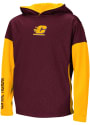 Central Michigan Chippewas Youth Colosseum Snurfer Hooded Sweatshirt - Maroon