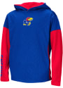 Kansas Jayhawks Youth Colosseum Snurfer Hooded Sweatshirt - Blue