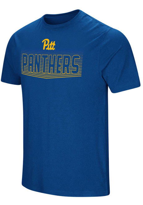 Pitt Panthers Blue Colosseum Electricity Short Sleeve T Shirt