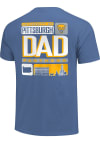 Main image for Pitt Panthers Tiles Dad Short Sleeve T Shirt - Blue
