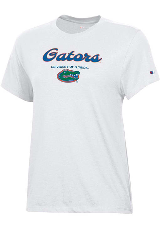 Champion Florida Gators Womens White Core T-Shirt 151266408