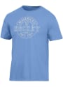 Kansas City Mavericks Champion Circle Hockey T Shirt - Light Blue
