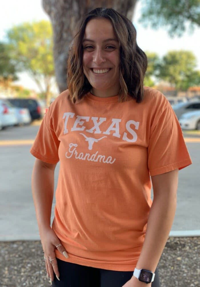 Texas Longhorns Womens TEXASORANGE Grandma T-Shirt - 15131221