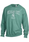 Main image for Mens Green Michigan State Spartans Comfort Wash Dad Crew Sweatshirt