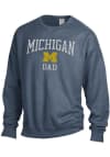 Main image for Mens Navy Blue Michigan Wolverines Comfort Wash Dad Crew Sweatshirt