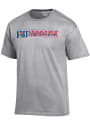 KU Jayhawks Gray Evolution T-Shirt