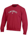 Cincinnati Bearcats Big Cotton Crew Sweatshirt - Red