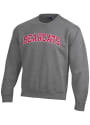 Cincinnati Bearcats Big Cotton Crew Sweatshirt - Charcoal