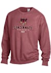 Main image for Mens Red Cincinnati Bearcats Comfort Wash Crew Sweatshirt