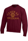 Main image for Central Michigan Chippewas Mens Maroon Big Cotton Long Sleeve Crew Sweatshirt