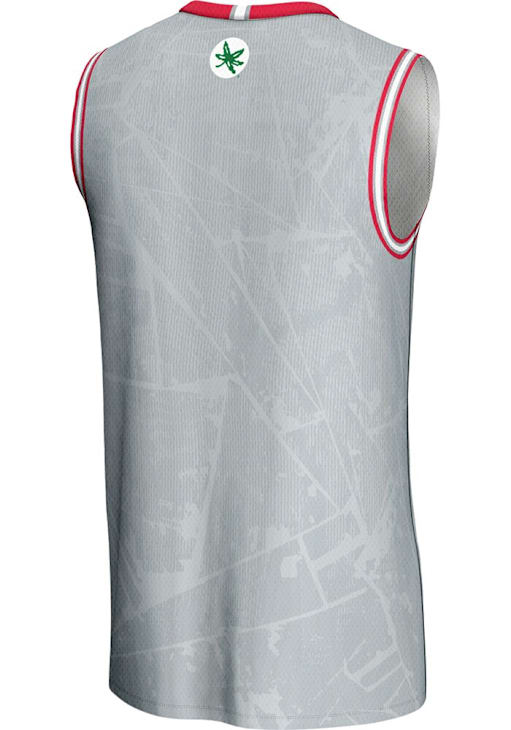 Ohio State Buckeyes Youth LIGHTGREY Vigor Basketball Jersey 15152562