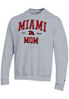 Main image for Mens Miami RedHawks Grey Champion EST Date Mom Powerblend Crew Sweatshirt