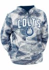 Main image for Zubaz Indianapolis Colts Mens Blue Static Long Sleeve Hoodie