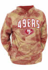 Main image for Zubaz San Francisco 49ers Mens Red Static Long Sleeve Hoodie