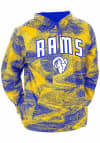 Main image for Zubaz Los Angeles Rams Mens Blue Static Long Sleeve Hoodie