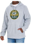 Main image for Zubaz Green Bay Packers Mens Grey Graphic Long Sleeve Hoodie