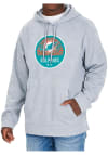 Main image for Zubaz Miami Dolphins Mens Grey Graphic Long Sleeve Hoodie