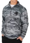 Main image for Zubaz Carolina Panthers Mens Grey Tonal Camo Long Sleeve 1/4 Zip Pullover