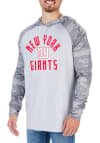 Main image for Zubaz New York Giants Mens Grey Lightweight Camo Long Sleeve Hoodie