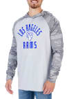 Main image for Zubaz Los Angeles Rams Mens Grey Lightweight Camo Long Sleeve Hoodie