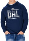 Main image for Zubaz Dallas Cowboys Mens Navy Blue Lightweight Static Long Sleeve Hoodie