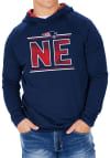Main image for Zubaz New England Patriots Mens Navy Blue Lightweight Static Long Sleeve Hoodie