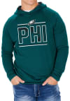 Main image for Zubaz Philadelphia Eagles Mens Green Lightweight Static Long Sleeve Hoodie
