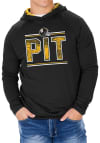 Main image for Zubaz Pittsburgh Steelers Mens Black Lightweight Static Long Sleeve Hoodie