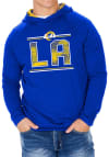 Main image for Zubaz Los Angeles Rams Mens Blue Lightweight Static Long Sleeve Hoodie