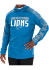 Main image for Zubaz Detroit Lions Mens Blue Camo Elevated Long Sleeve Hoodie