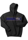Main image for Zubaz Baltimore Ravens Mens Purple GRAPHIC LOGO Long Sleeve Hoodie
