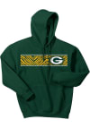 Main image for Zubaz Green Bay Packers Mens Green GRAPHIC LOGO Long Sleeve Hoodie