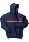 Main image for Zubaz Houston Texans Mens Navy Blue GRAPHIC LOGO Long Sleeve Hoodie