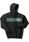 Main image for Zubaz Miami Dolphins Mens Black GRAPHIC LOGO Long Sleeve Hoodie