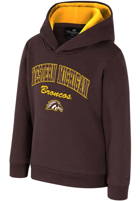 Toddler Western Michigan Broncos Gold Colosseum Centauri Long Sleeve Hooded Sweatshirt