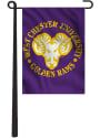 West Chester Golden Rams 13x18 Purple Garden Flag