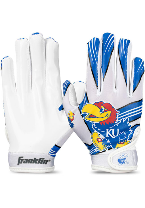 Kansas Jayhawks CRIMSON Receiver Youth Gloves 1540518