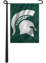 Michigan State Spartans 10.5x15 Green Garden Flag