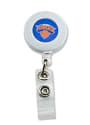 New York Knicks White Plastic Badge Holder